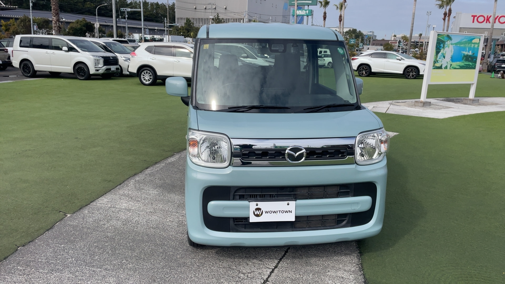 マツダ,フレアワゴン,ハイブリッド XS,2018(平30)年式,オフブルーM,ID