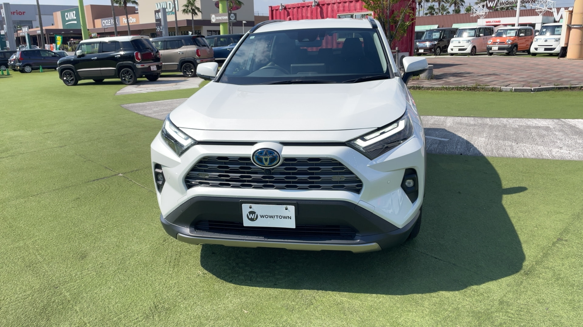トヨタ,RAV4,ハイブリッドG,2024(令6)年式,プラチナホワイトパール